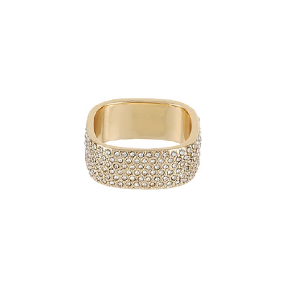 Pave Square Ring Size 7
